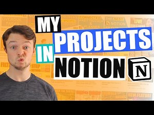 NOTION PROJECT DASHBOARD with A Project Database To Organise EVERYTHING
