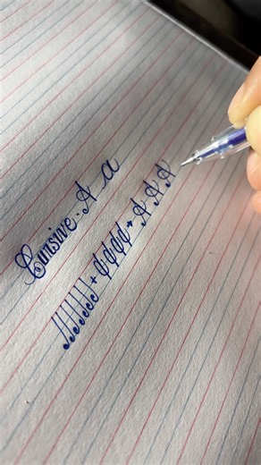 How to write A in cursive | #cursivehandwriting #handwriting #youtubeshorts