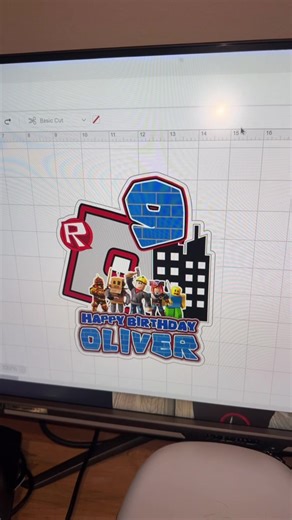 Roblox ✨glow in the dark✨ cake topper! #roblox #caketopper #glowinthedark