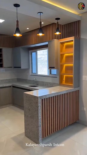 84K views · 172 reactions | "More than just a kitchen — it’s a lifestyle space. This kitchen design combines warmth, creativity, and comfort, turning a functional area into a beautifully cohesive part of the home."✨ #bhubaneswar #homedecor #kitchendesign #kitchendecor #architecture #interior #kalayanshparsh #homedesign #decor #design #home #odisha | Kalayanshparsh Intcon | Facebook