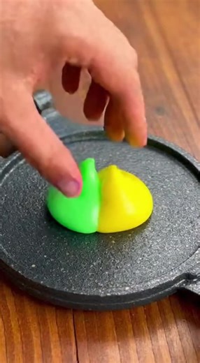 Green & Yellow Slime Press ASMR — Bright Color Squish#slimes #asmrvideoasmr #asmr #relaxing #jelly