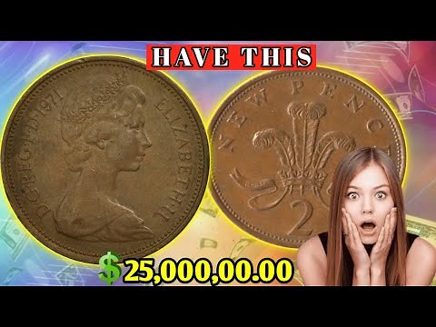 1971 2p New Pence Coin Value | How Much is a 1971 Elizabeth 2 New Pence Worth Money