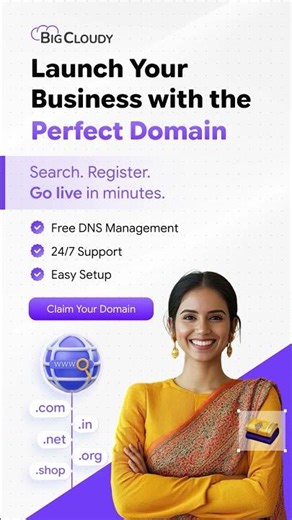 Launch Your Business Online | Secure the Perfect Domain | BigCloudy