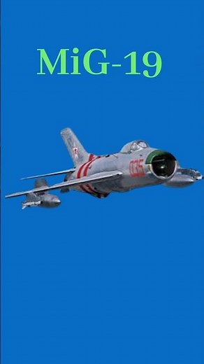 MiG-19: The First Supersonic Soviet Fighter Jet"#militaryaircraft