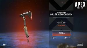 Winning with only Bloodhound heirloom in Apex Legends