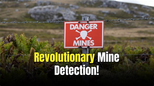 New AI drone can spot hidden land mines ten times faster than humans to save thousands of lives