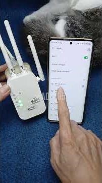 How to Set Up a 4-Antenna Wi-Fi Extender #howtosetup4antennarepeater
