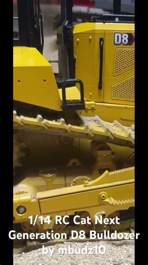 1/14 RC Cat Next Gen D8 by mbudz10 #shorts #rcbulldozer #3dprinting #excavator #heavyequipment