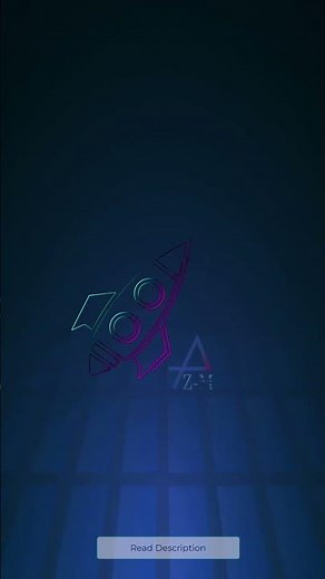 Neon Rocket Business Growth Background Animation