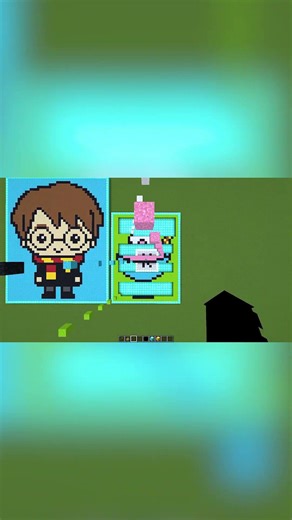 Minecraft Falling Cute ICE Sand Art #shorts #sandart #fallingsandart #minecraft #minecraftshorts