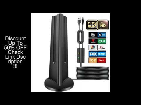 VUELVE Indoor HDTV Digital Antenna 360° & Long Range Reception TV Aerial for DVB-T DVB-T2 Antenna TV
