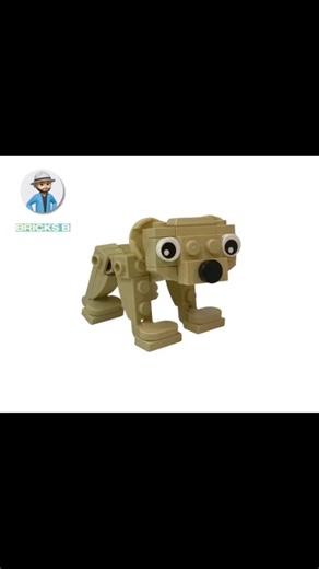 The Most Detailed LEGO Mini Dog You'll See #lego #shorts #satisfying