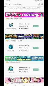 2025 Best Minecraft servers website. Java and bedrock #minecraft