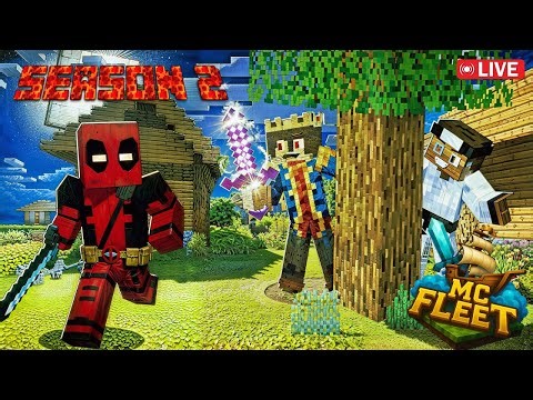 🔴 MINECRAFT LIVE |Becoming Rich ! 💎 | MC Fleet S2 Day 14 | Hardcore Survival (Veg Only 🌱) #minecraft