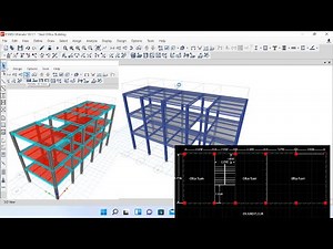 Lecture 3 - Modeling of Multistory Steel Structure (Beams and Columns) in ETABS-Design as per IS 800