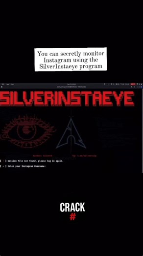 𝐂𝐫𝐚𝐜𝐤𝐬𝐡𝐚𝐬𝐡 𝐌𝐨𝐝 | 𝐄𝐭𝐡𝐢𝐜𝐚𝐥 𝐇𝐚𝐜𝐤𝐢𝐧𝐠 | 𝐂𝐲𝐛𝐞𝐫𝐬𝐞𝐜𝐮𝐫𝐢𝐭𝐲 on Instagram: "𝗦𝗶𝗹𝘃𝗲𝗿 𝗜𝗻𝘀𝘁𝗮𝗘𝘆𝗲 𝗧𝗼𝗼𝗹 – 𝗧𝗿𝗮𝗰𝗲 𝗔𝗻𝘆 𝗣𝗿𝗼𝗳𝗶𝗹𝗲 𝗜𝗻 𝗦𝗲𝗰𝗼𝗻𝗱𝘀 👁️⚡ ⸻ Unlock the hidden layer of Instagram with this precision scanning utility. From account insights to powerful lookup functions – the Silver InstaEye Tool gives you the kind of clarity normal users don’t even know exists. Perfect for research, analysis & educational cybersecurity tasks only. 🔍✨ 