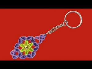 How to Make Quilling KeyChain / Tutorial/ Design