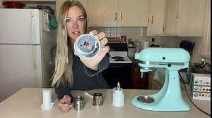 Slicer Shredder Attachments for Kitchenaid Stand Mixer, Vegetable Slicer Accessories for Stand Mixers, Stainless Steel Salad Maker, Kitchenaid Shredder Attachment with Cleaning Brush