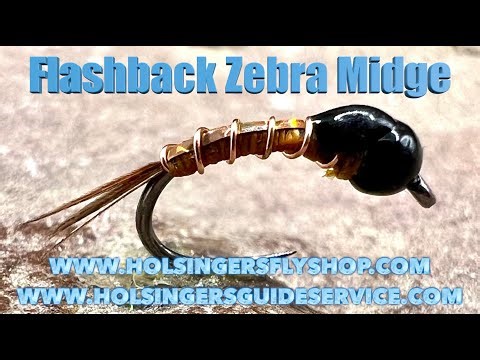 Flashback Zebra Midge, Holsinger's Fly Shop, Episode 558