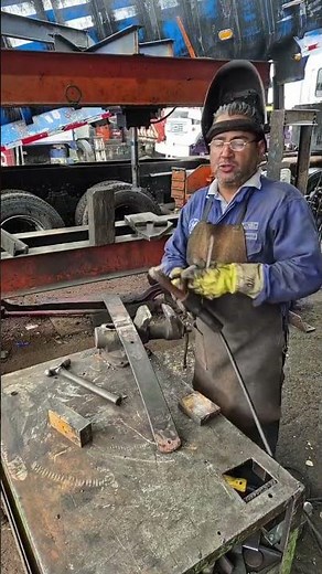 HOW TO WELD A LEAF SPRING OR LEAF SPRING WITH AN E7018 ELECTRODE #automobile #welding #workshop