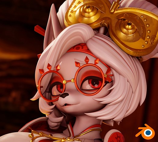 Furry Purah The Legend of Zelda: Tears of the Kingdom (Blender+SFM+Gmod)