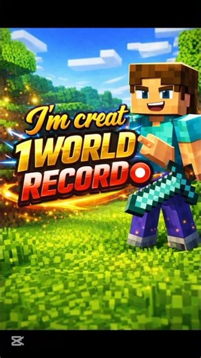 I'm creat 1world record