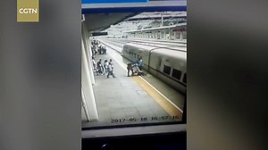 44K views · 1.2K reactions | Footage:Student saved from onrushing...