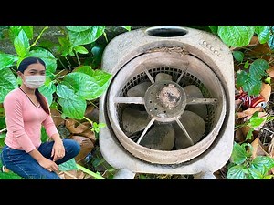 Restoration Old rusty table fan ☢️ Restore electric fan 💥fan restoration restore antique fan