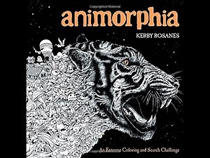 Flip Through Animorphia Coloring Book by Kerby Rosanes