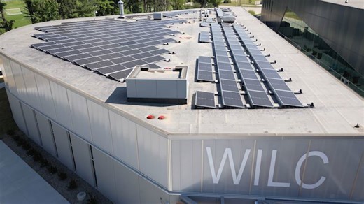 Solar energy powers new addition at Waukee Innovation and Learning Center