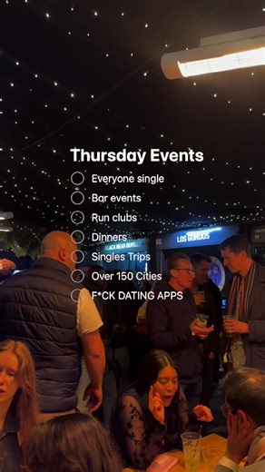 Explore Singles Nights: Live Events in 150 Cities Worldwide