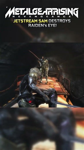 Jetstream Sam Takes Raiden's Eye!💀#shorts #gaming #metalgearsolid #viralvideo #mgs #mgrr #edit