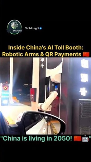 China Just Replaced Toll Workers with Robots 🤖 Highway of the Future!