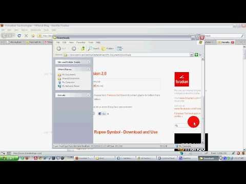 How to download New Rupee Font