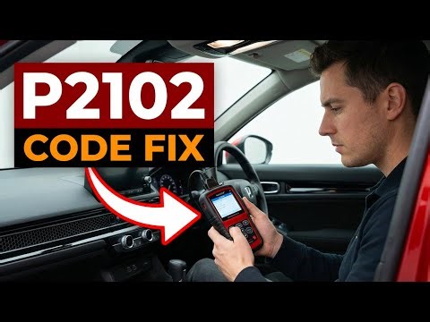 How To Fix P2102 Code - Throttle Actuator A Control Motor Circuit Low Repair