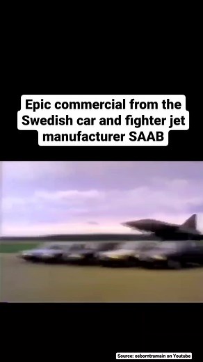 Commercial from the Swedish car and fighter jet manufacturer SAAB-Year: 1987Company/channel: SaabSource: osborntramain on Youtube--#commercials #90s #80s #nostalgia #ads #vintage #television #TV #us #USA #America #Saab #1987 #cars