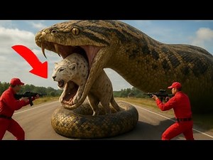 Kind men Saves poor Leapord From Enormous Phython