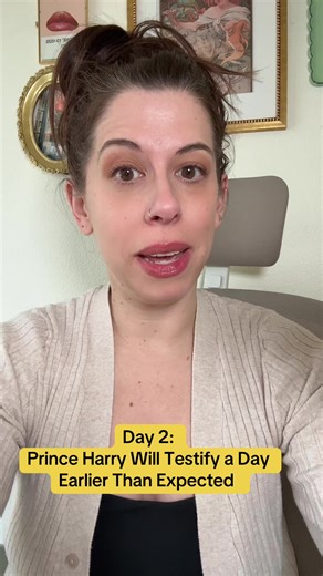 Day 2: Why #PrinceHarry is set to give testimony tomorrow instead of Thursday. #britishroyalfamily #medialiteracy #royalnews #princeharryandmeghan