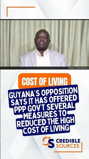 Opposition has made Key Policy Proposals to Address Guyana's Economic Struggles, High Cost of Living
