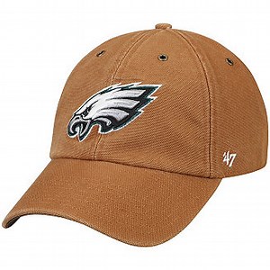 Carhartt x '47 Men's Brown Philadelphia Eagles Clean-Up Adjustable Hat - Macy's