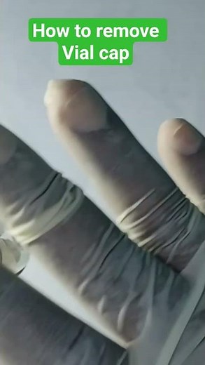 HOW TO REMOVE VIAL CAP.Vial Cap Removal.