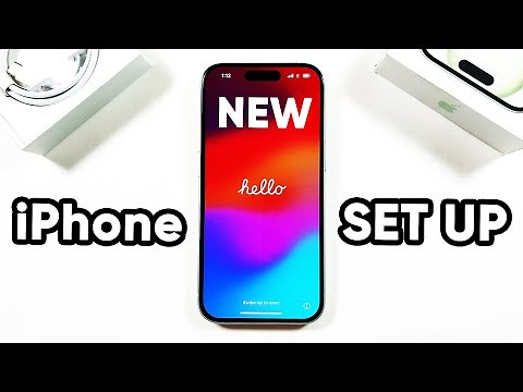 How to Set Up and Activate NEW iPhone (15 Plus) Step-By-Step