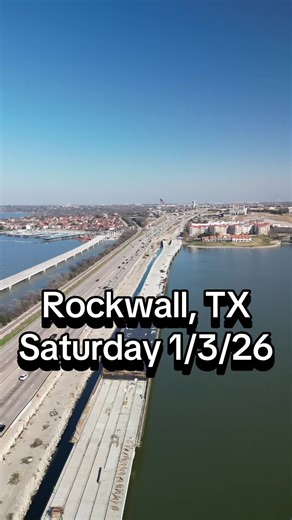 New Rockwall Bridge Construction Flyover January 2026