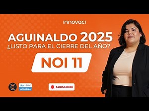 Christmas Bonus 2025 WITHOUT ERRORS 🚨 Learn how to do it in Aspel NOI 11.0