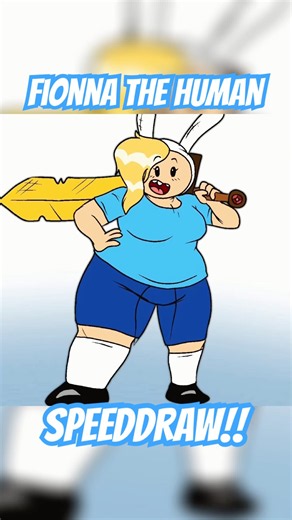 Fionna The Human Speeddraw!! | Cartoon Network | Adventure Time | art