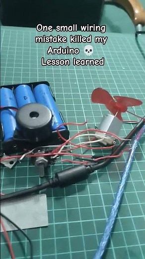 How I Accidentally Damaged my Arduino 🥲 Beginner power mistake