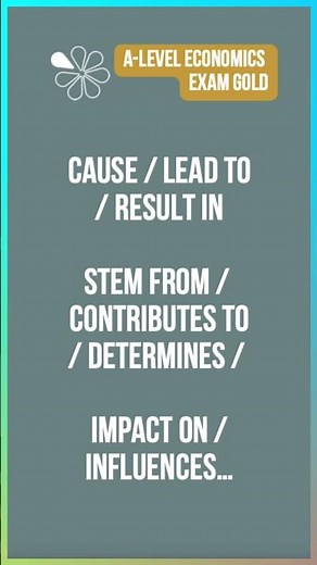 How to Use Connective Words & Phrases for Higher Marks I A-Level and IB Economics