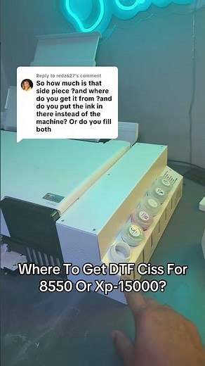 Where To Get The DTF Ciss From for Et 8550 and Xp-15000 #tshirtbusiness #dtfprinting #dtftransfers