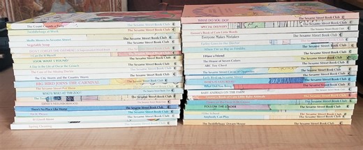 Lot of 40 Vintage Sesame Street Book Club Children's Books Hardcover 1980s - Etsy