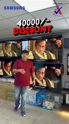 Audio Vision brings you Samsung 75' 4K/UHD LED TV 2025 model @ 59990/- Under exchange & after credit card cashback For more details visit today Audio Vision Nr. Sosyo Circle, 120ft Bamroli Main Road, Surat. M. 9898200881 / 9033371100 #audiovision #surat #samsung #lg #panasonic #suratcity #ledtvdeals #discount #sale #scheme #exchangeoffer #cashback #creditcard #suratoffers #ledtv #offer | Audio Vision